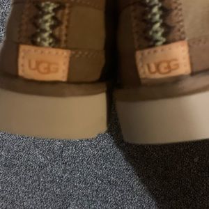ugg dex moc toe water resistant leather slipper